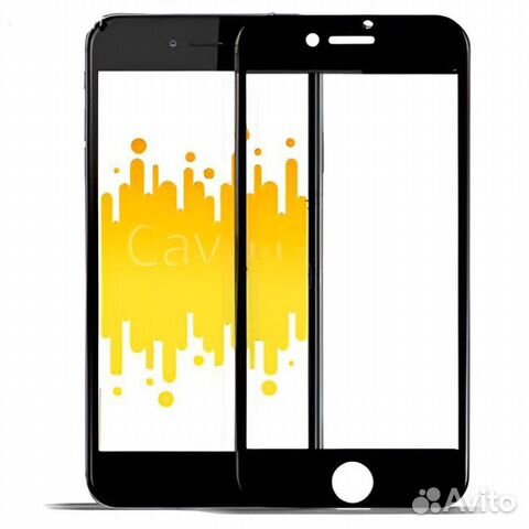 Защитное стекло 20D iPhone 7 Plus / 8 Plus full (ч