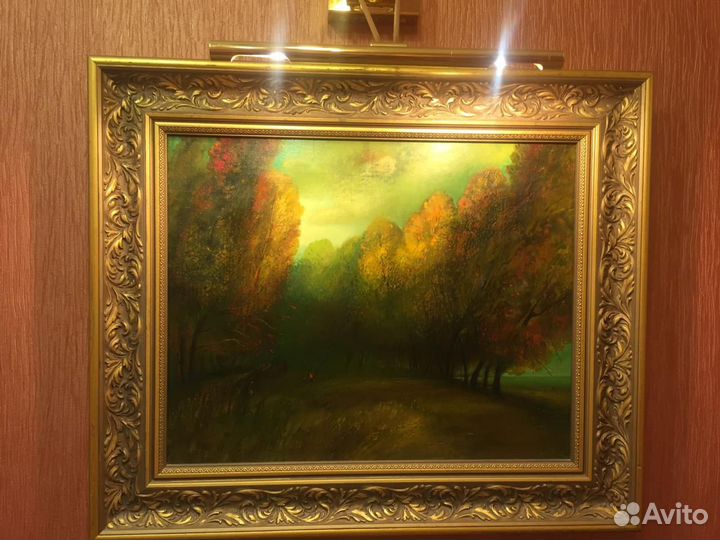 Картина Владимир Мишин «Озеро Колды» (Осень) 1940