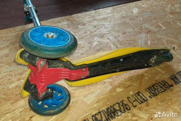 Самокат детский колеса светятся