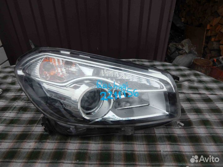 Фара левая Nissan Qashqai 1 поколение рестайлинг