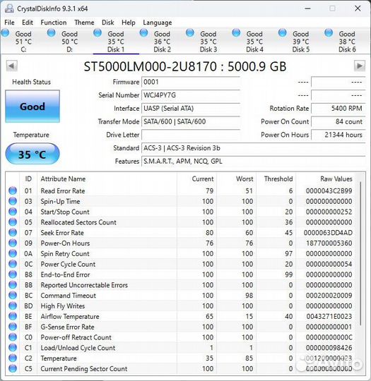 Внешний HDD Seagate Expansion 5 TB