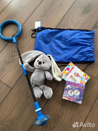 Нейроскакалка+ мягкая игрушка+ 2 настольные игры