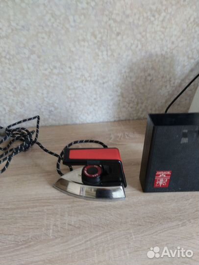 Утюг складной дорожный СССР Харьков ут 400