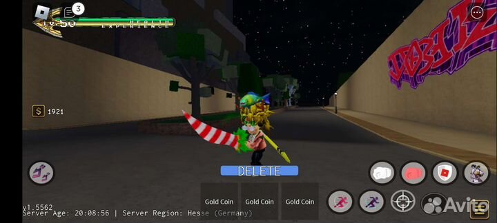 Yba candy cane sword и festive blade