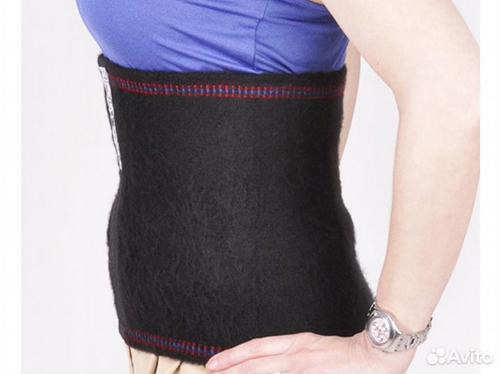 Лечебный согревающий пояс из собачьей шерсти