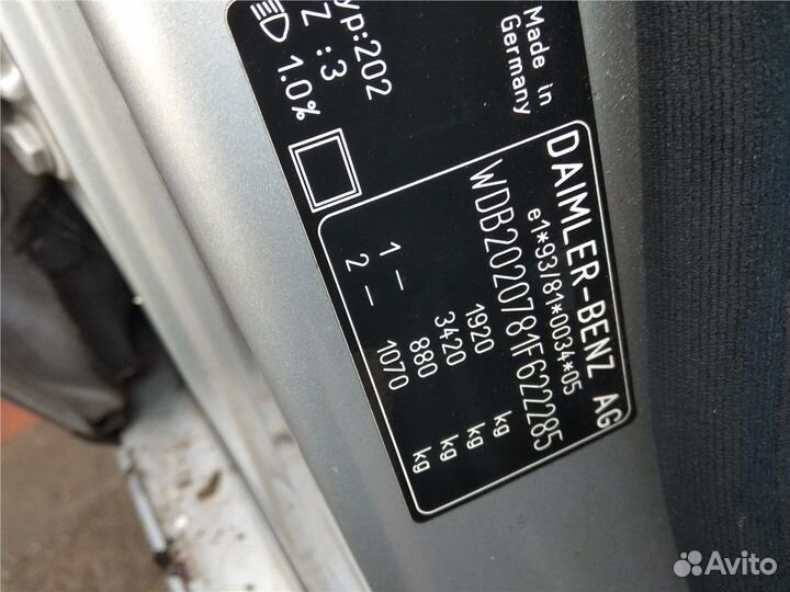 Разбор на запчасти Mercedes C W202