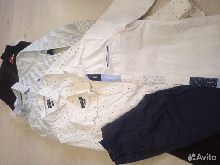 Комплект рубашек брюк жилеток для школы H&M и др