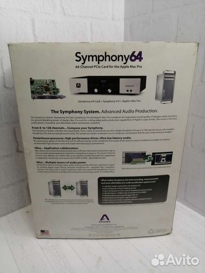 Звуковая карта apogee symphony 64