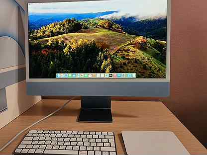 iMac 24 M1 8GB/256GB (7GPU, Трекпад) Blue Рст