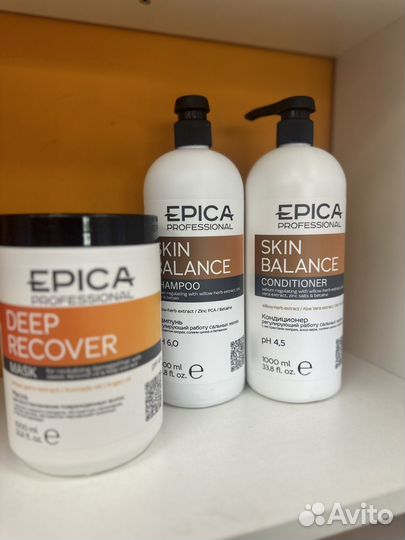 Шампунь + Кондиционер + Маска Эпика