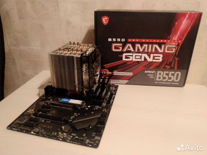 Новый комп MSI B550 ryzen 7 5800x 32gb 3600mhz