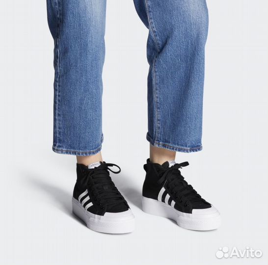 Кеды Adidas Nizza Platform Mid