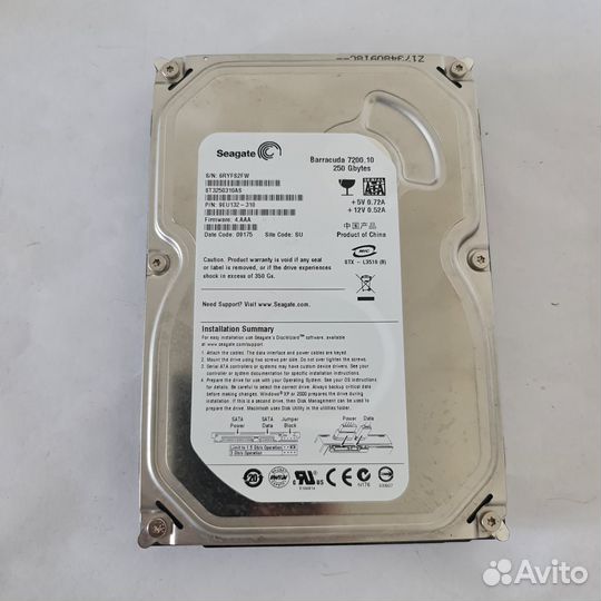Жесткий диск HDD Seagate 250 GB 3.5 (Скупка Трейд)