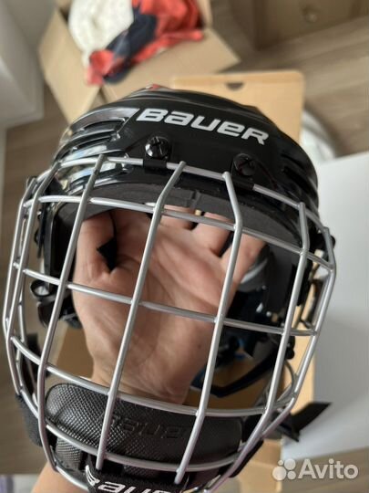 Шлем хоккейный детский bauer prodigy с решеткой