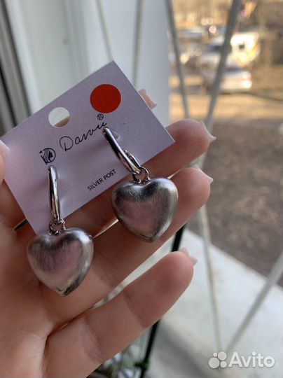 Серьги бижутерия новые