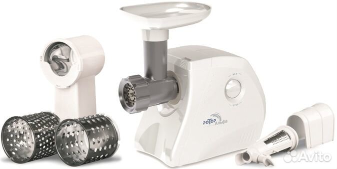 Мясорубка с тёрками и шинковками,1800вт
