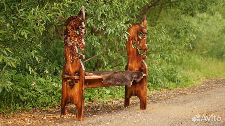 Скамья северянин (уличная мебель)