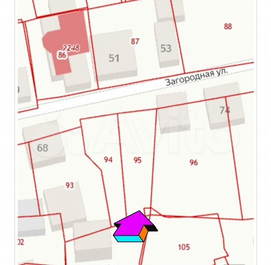 Участок 2,4 сот. (ИЖС)