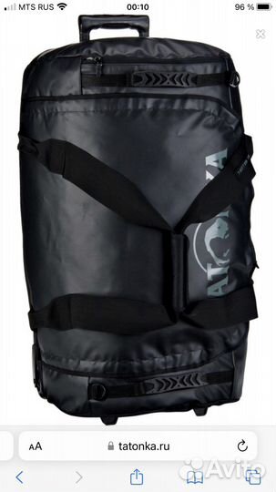 Дорожная сумка tatonka на колесиках с ручкой