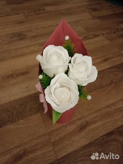 Букет цветов из мыла