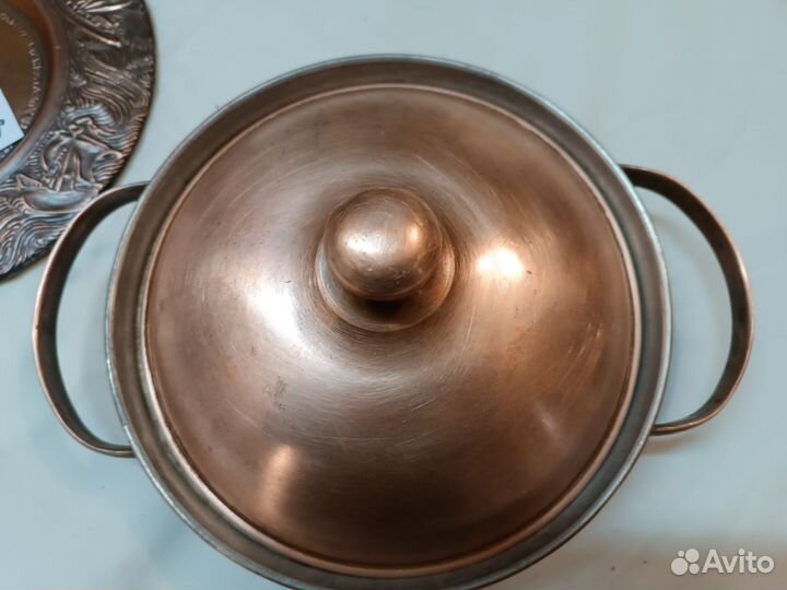 СССР медные садж тарелка настенная