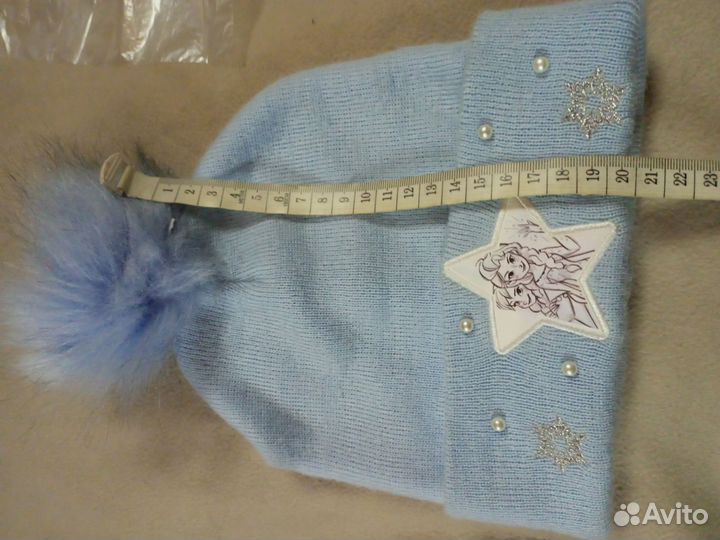 Набор шапка шарф девочке 4-7лет Disney