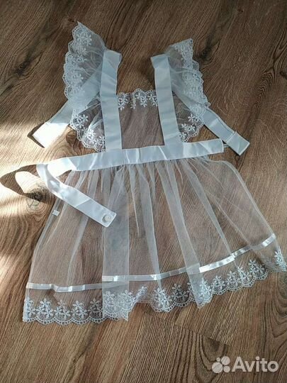 Фартук школьный на пуговице