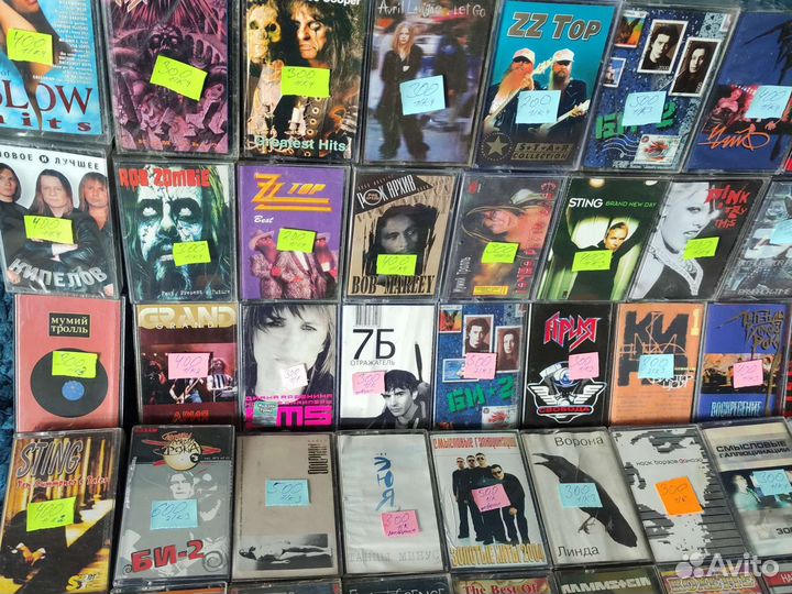 Аудио кассеты музыка Аудиокассеты второй список