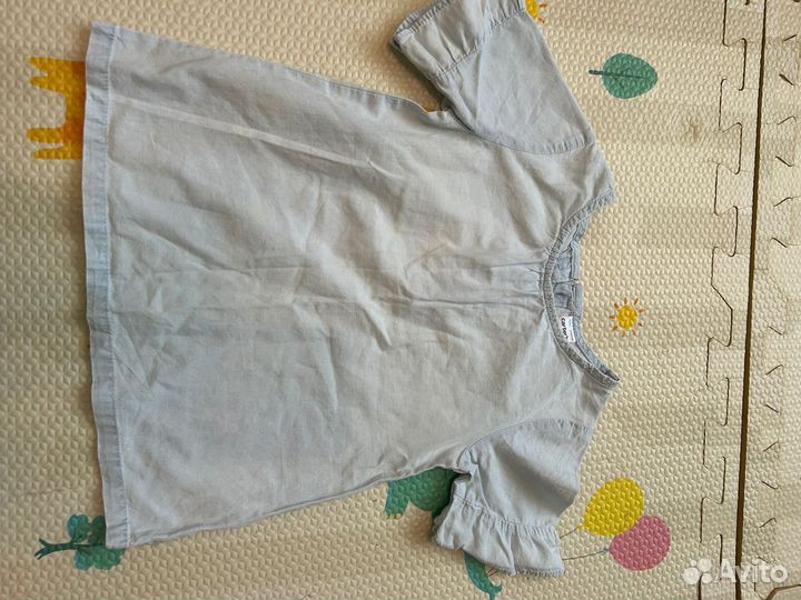 Рубашки, жилетка для девочки 1-2 годика