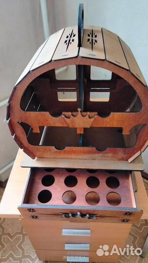 Мини бар бочка