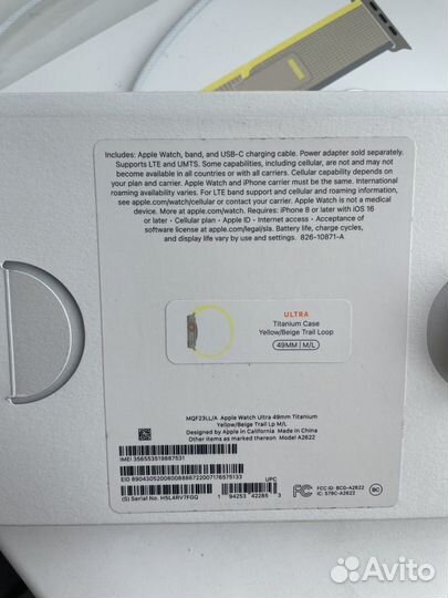 Часы apple watch ultra 49mm