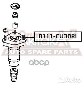 Опора амортизатора зад лев 0111CU30RL asva