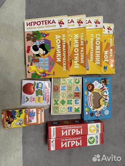 Развивающие Игры для ребенка 3+, 4+, учимся читать