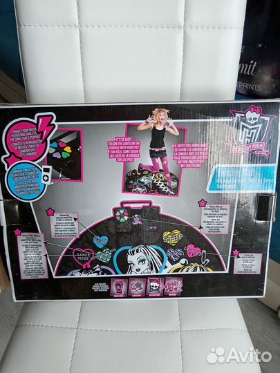 Музыкальный танцевальный коврик monster high