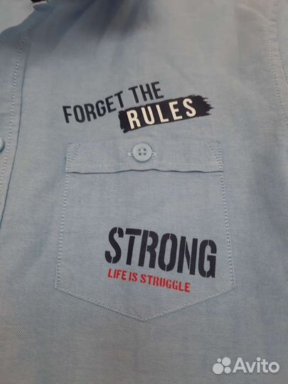 Рубашка с коротким рукавом на мальчика