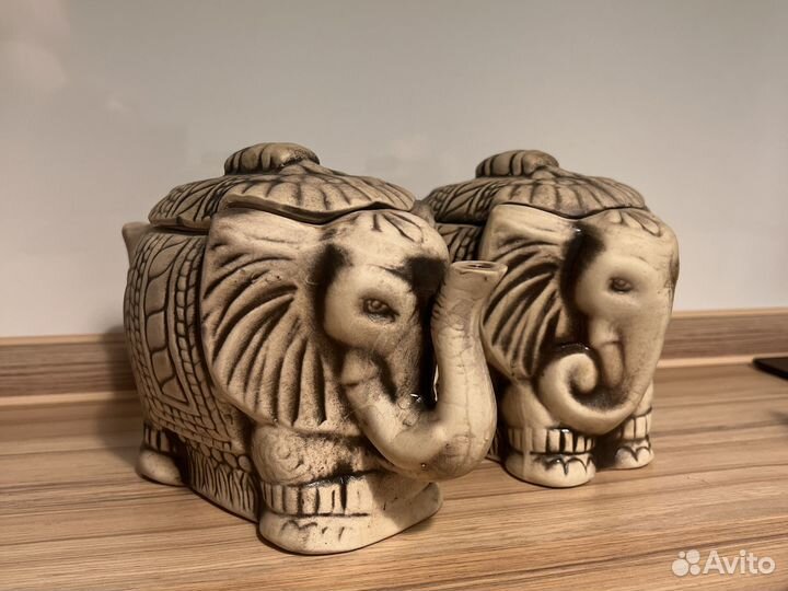 Слон чайник и сахарница