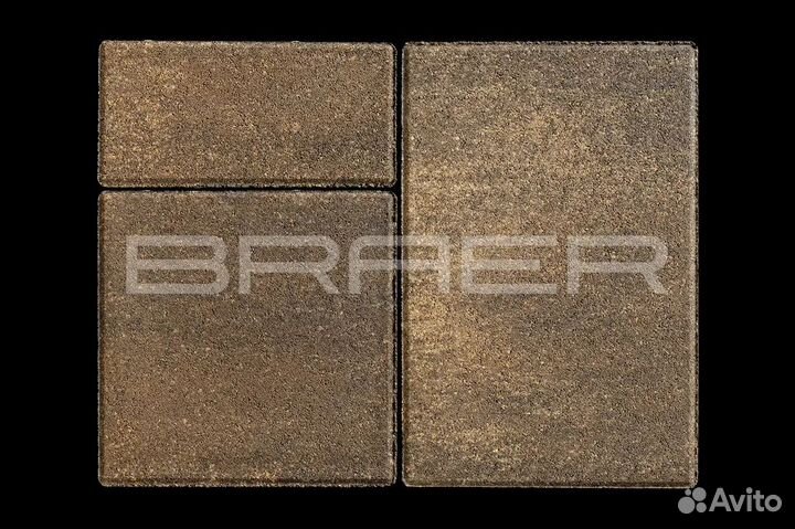 Тротуарная плитка Braer,ColorMix,Старый Город 60мм