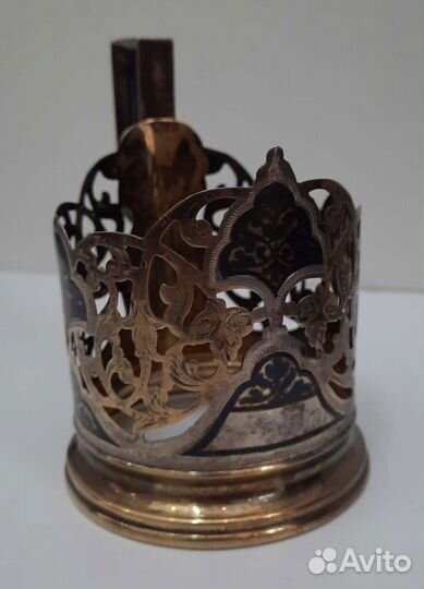 Подстаканник Кубачи СССР Серебро 875 проба