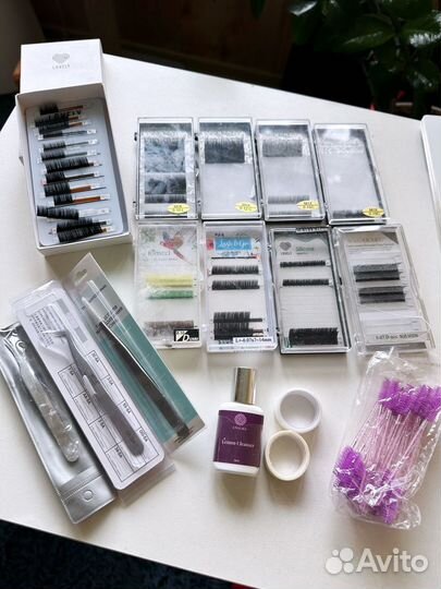 Ресницы, инструменты, материалы для наращивания