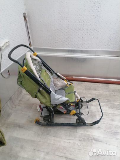 Детские санки коляска