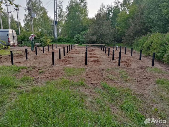 Винтовые сваи под ключ