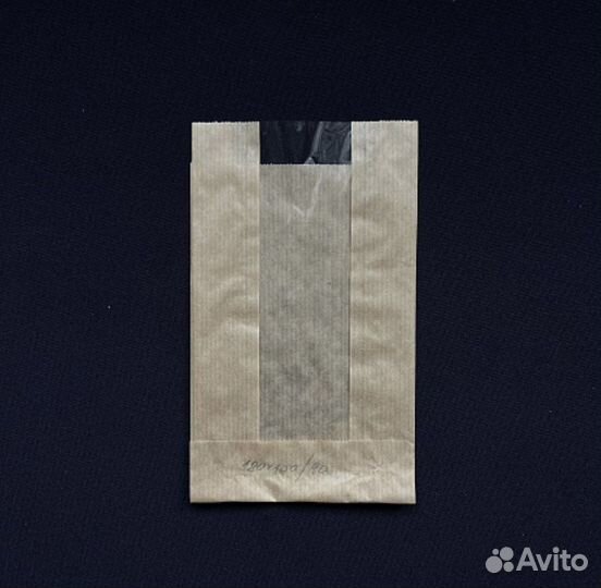 Крафт пакеты с окном