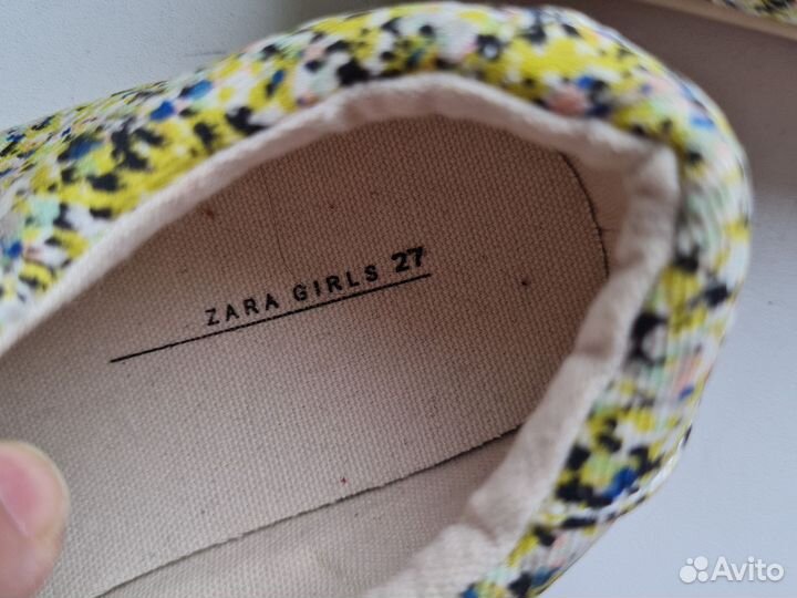 Кроссовки кеды zara 27