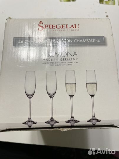 Бокалы для шампанского новые