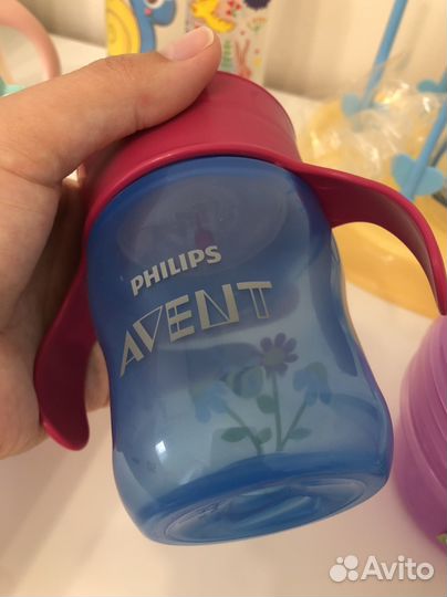 Поильники бутылочки контейнеры пакетом