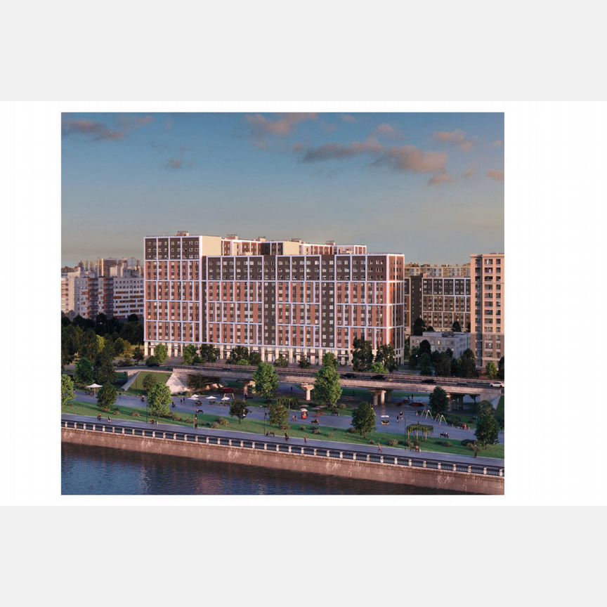1-к. апартаменты, 38,4 м², 8/14 эт.