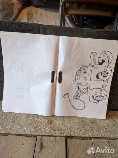 Раскраска большая формата А3