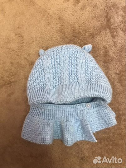 Шапка шлем для мальчика