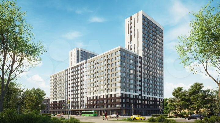 2-к. квартира, 73,9 м², 10/22 эт.