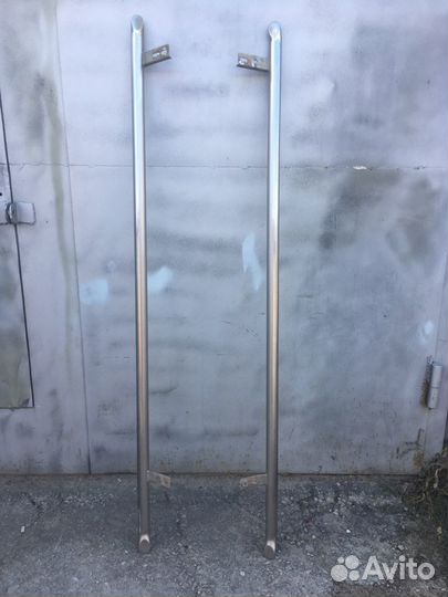 Накладки на пороги, декоративные трубы хром